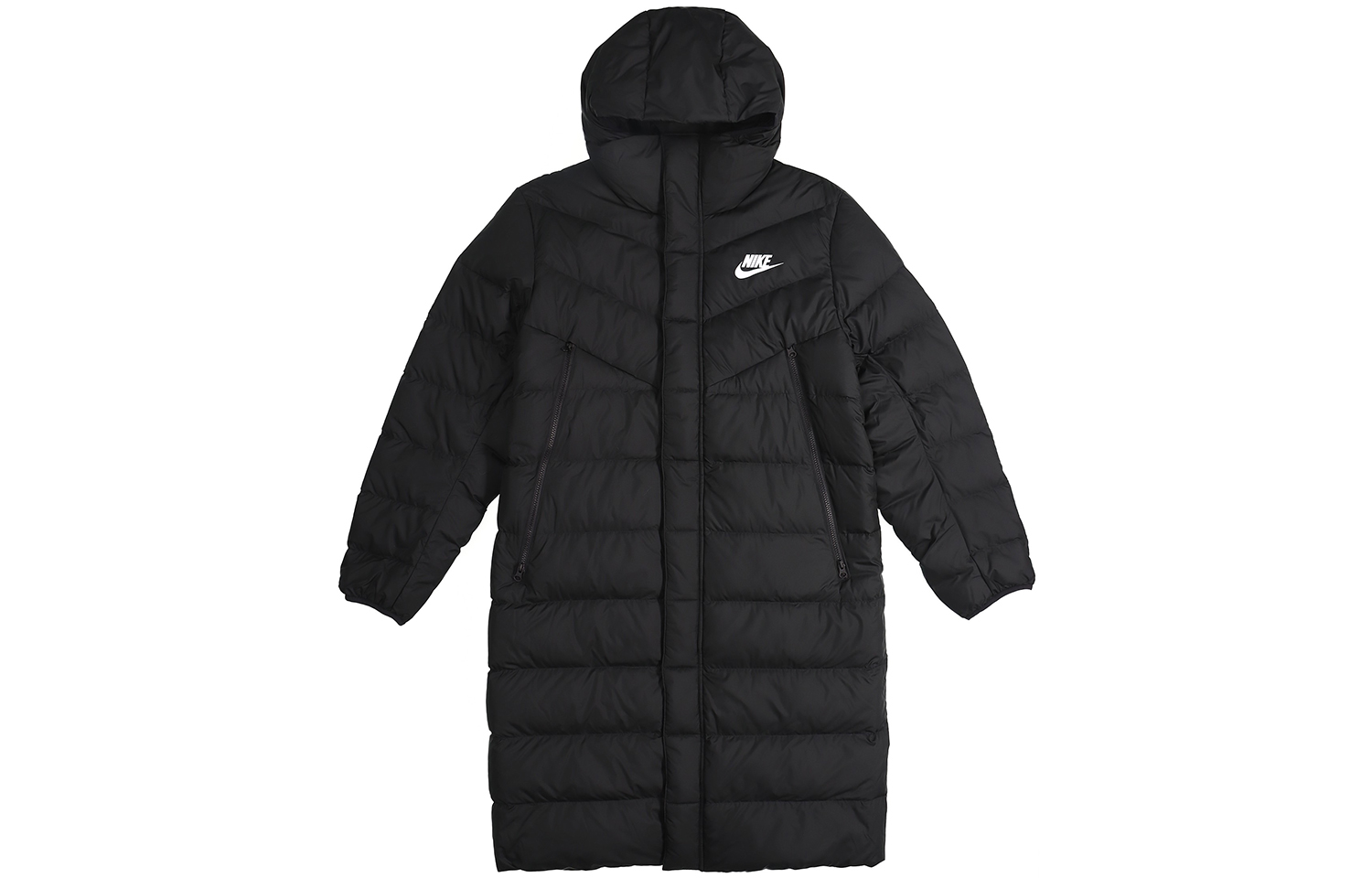 Nike Long Puffer Hooded Coat Black AA8854-010