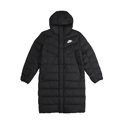 Nike Long Puffer Hooded Coat Black AA8854-010