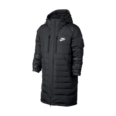 Nike Long Winter Black Down Coat 807394-011