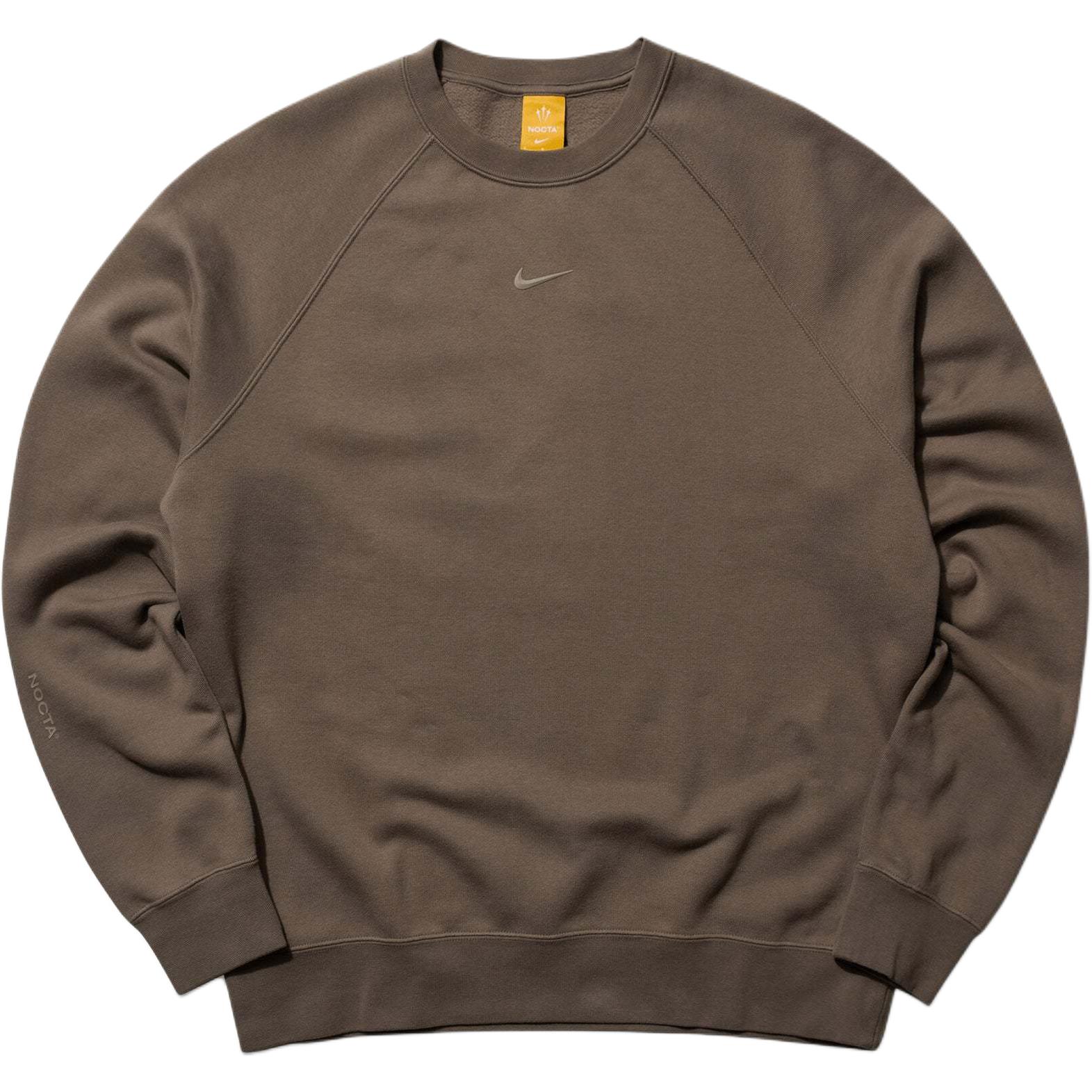 Nike Loose Fit Crewneck Long-Sleeve Sweatshirt Olive Gray FN8160-040 圖 2