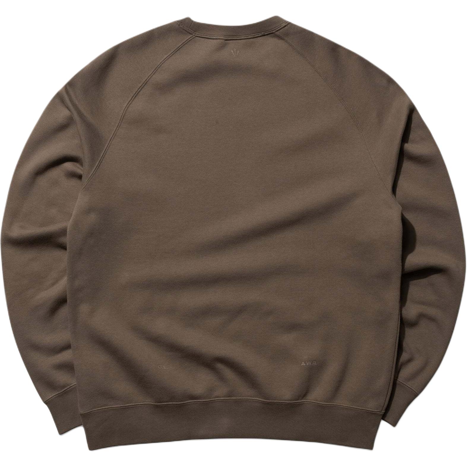 Nike Loose Fit Crewneck Long-Sleeve Sweatshirt Olive Gray FN8160-040 圖 3
