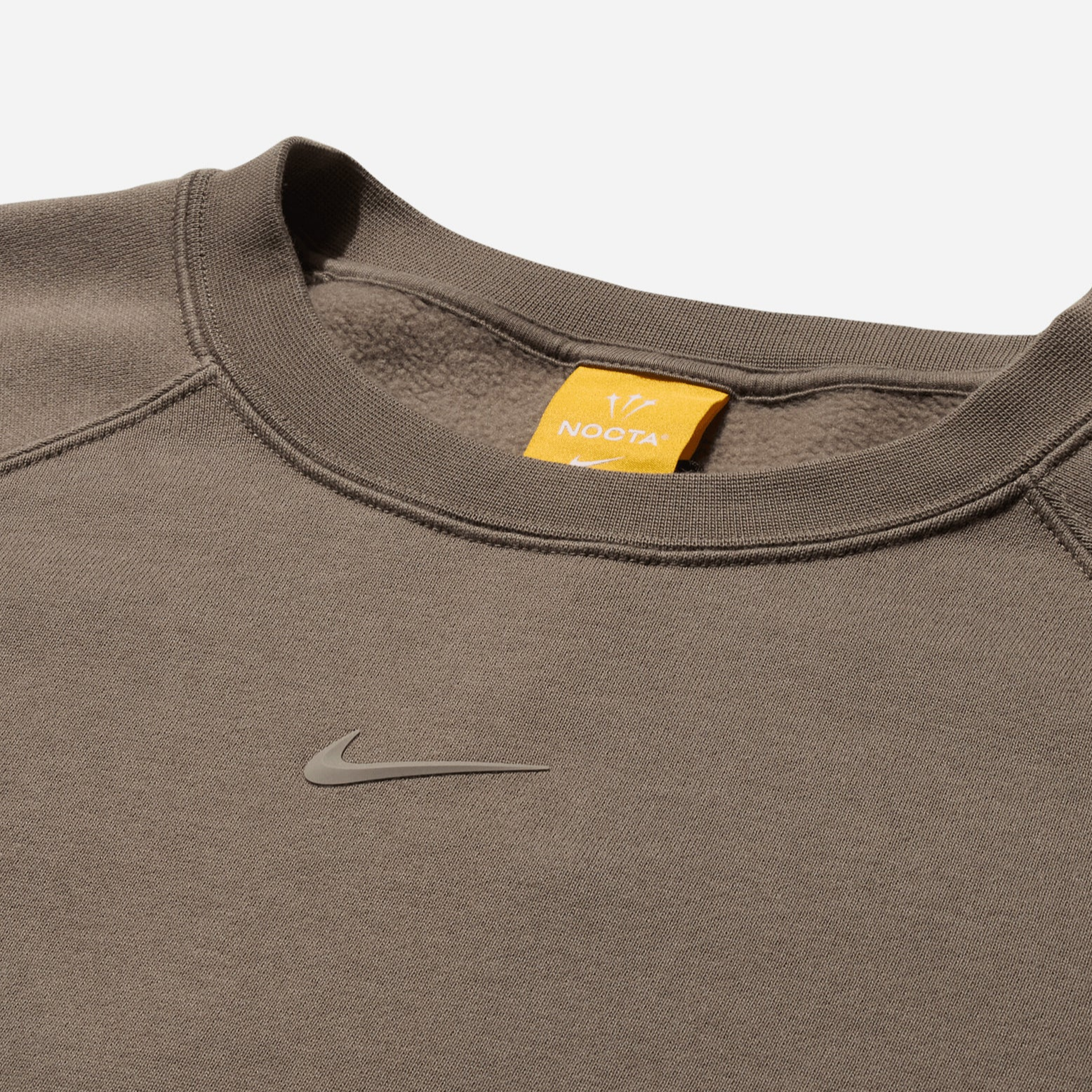 Nike Loose Fit Crewneck Long-Sleeve Sweatshirt Olive Gray FN8160-040 圖 7