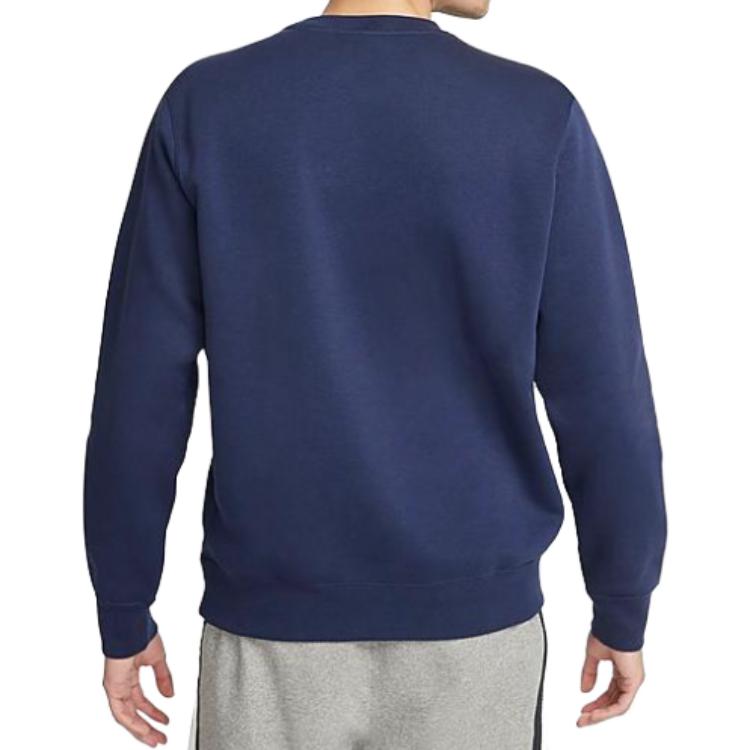 Shop Nike Loose Fit Logo Graphic Crewneck Sweatshirt Blue Colorway DQ4912-410