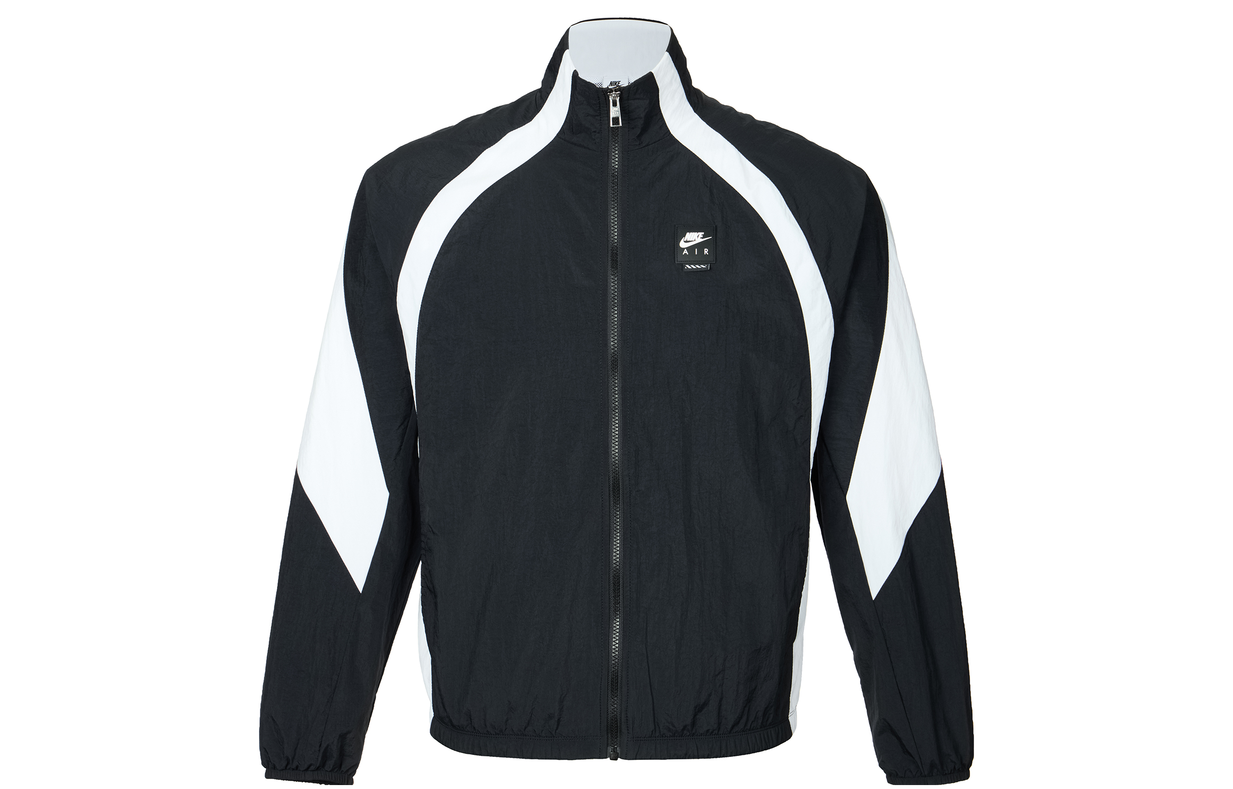 Nike Loose Fit Zip-Up Jacket with Logo and Stand Collar Long Sleeves HV0881-010
