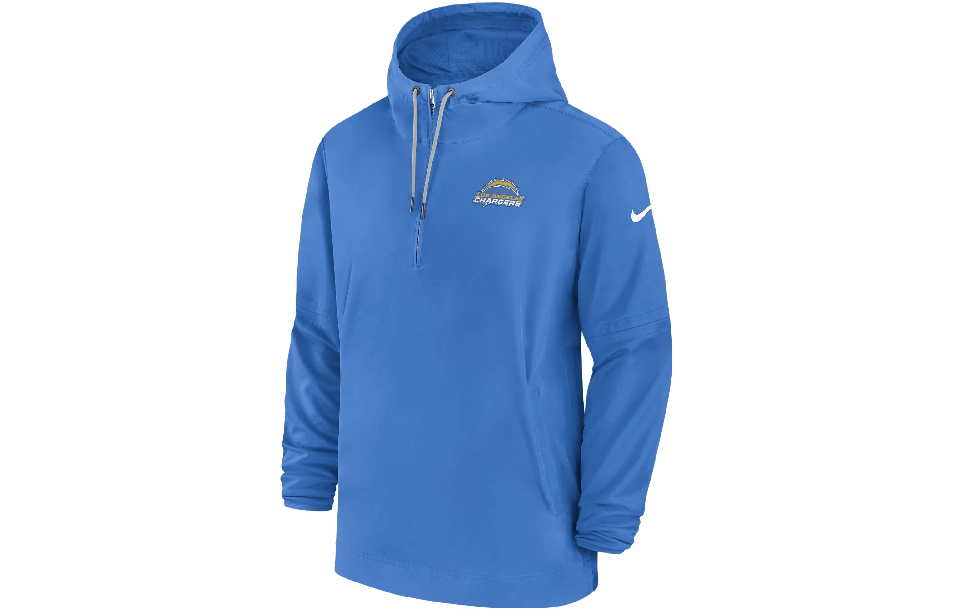 Nike Los Angeles Chargers Sideline Logo Pullover Hoodie Jacket Blue - 00MI48Y97-EU6