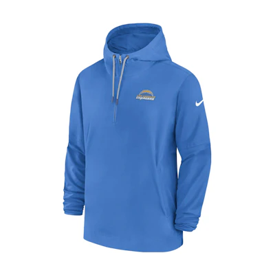 Nike Los Angeles Chargers Sideline Logo Pullover Hoodie Jacket Blue - 00MI48Y97-EU6