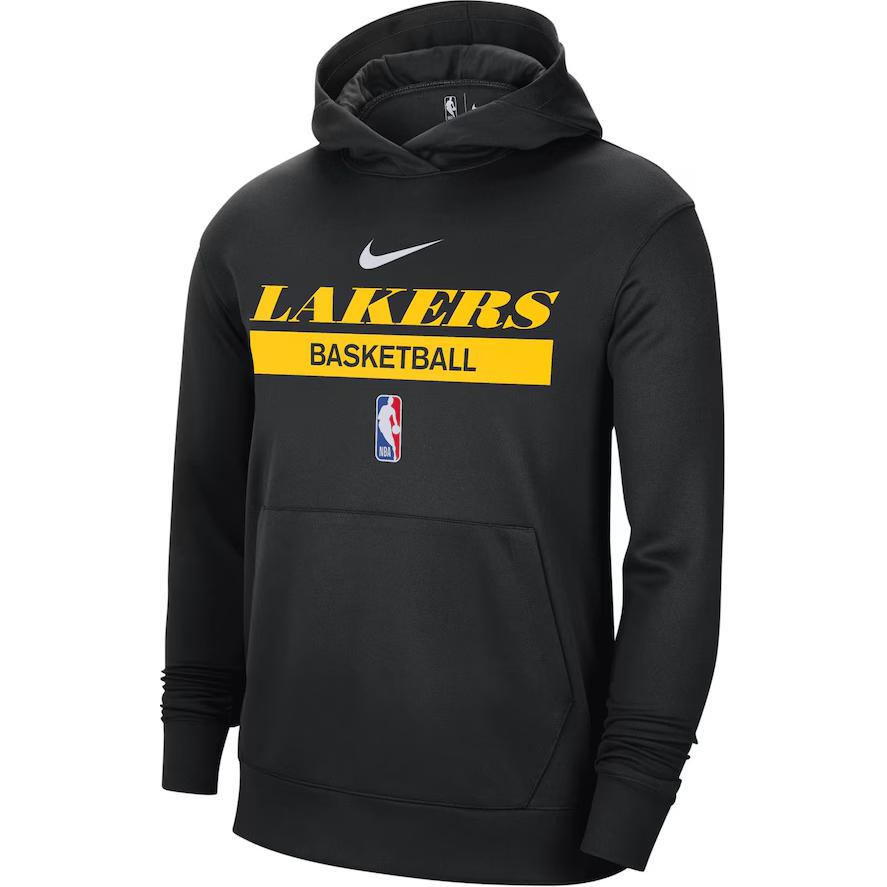 Nike Los Angeles Lakers Black Hoodie  Spotlight Soft Breathable Pullover DN4620-010