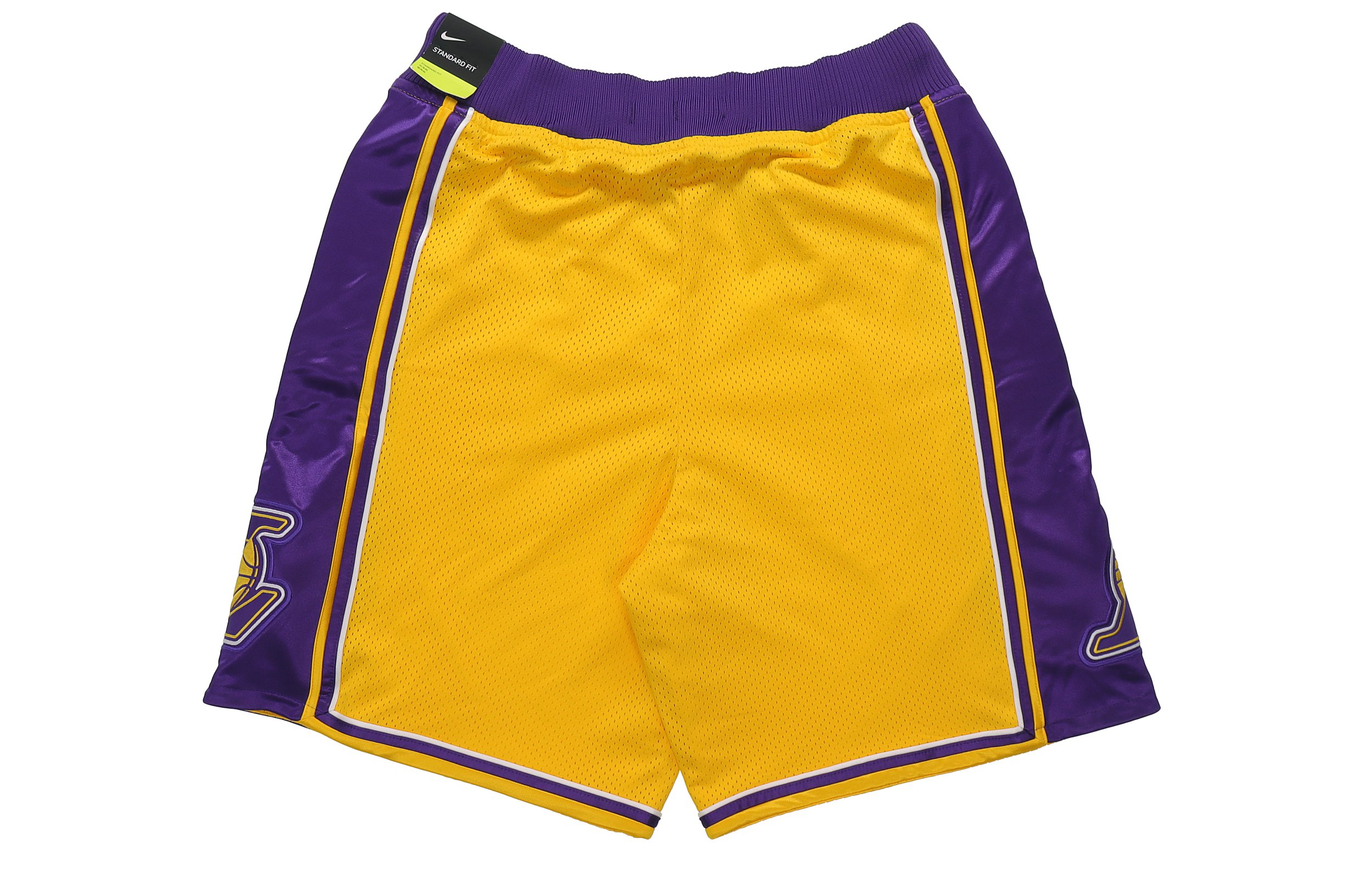 Lookbook Nike Los Angeles Lakers Breathable Mid-Rise Basketball Shorts Yellow AJ9170-728