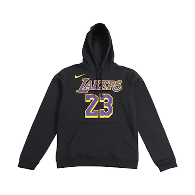 Nike Los Angeles Lakers Fleece Basketball Hoodie Black AV0401-010