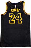 Nike Los Angeles Lakers Kobe Bryant Black Mamba City Edition Swingman Jersey Black/Gold (2020) Nike Los Angeles Lakers Kobe Bryant Black Mamba City Edition Swingman Jersey Black/Gold (2020)