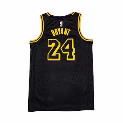 Nike Lakers Kobe Black Mamba Swingman Jersey Black/Gold