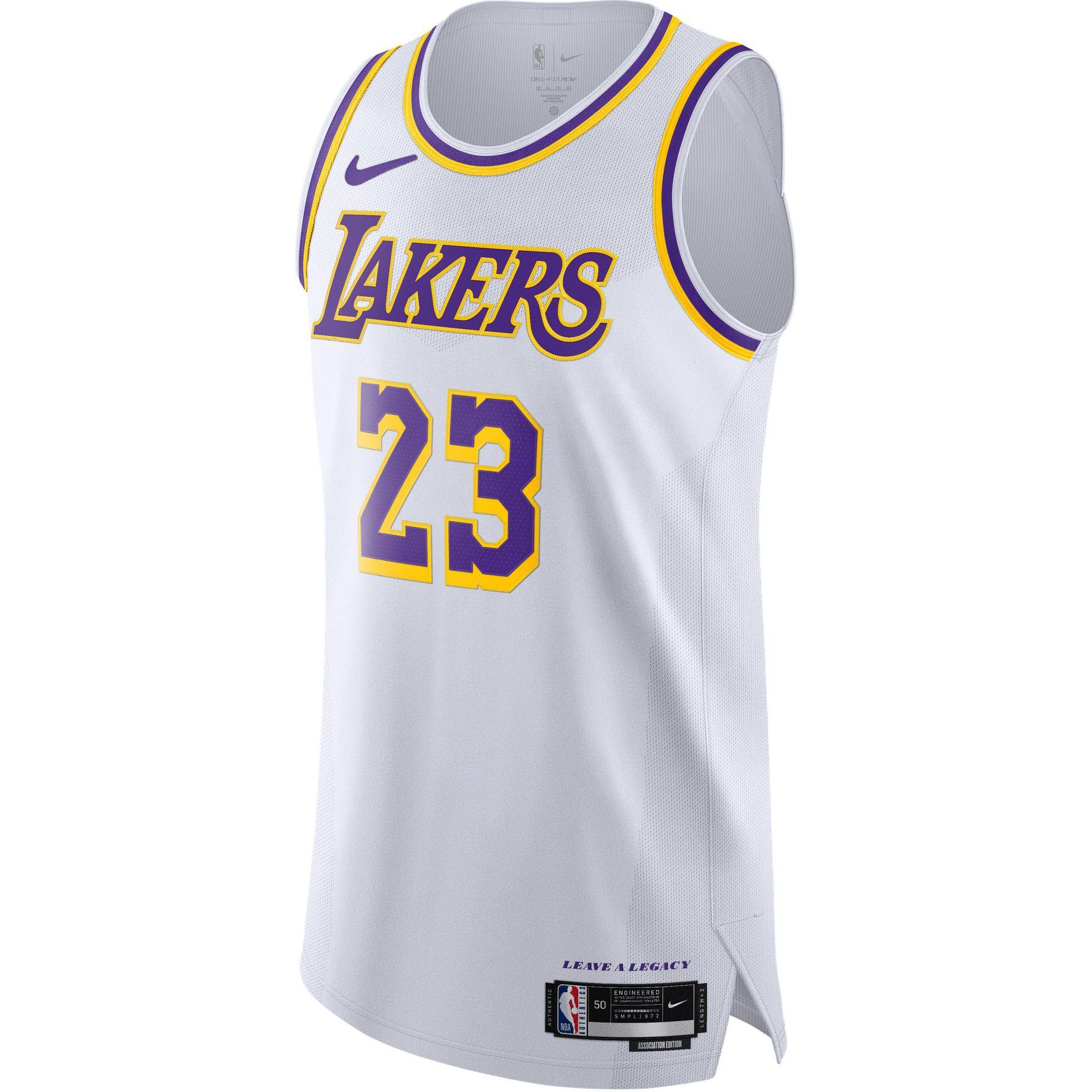 Nike Los Angeles Lakers LeBron James 23-24 NBA Jersey Player Edition White DM5911-100