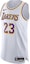 Order Nike Los Angeles Lakers LeBron James 23/24 NBA Jersey Edisi Pemain Putih DM5911-100