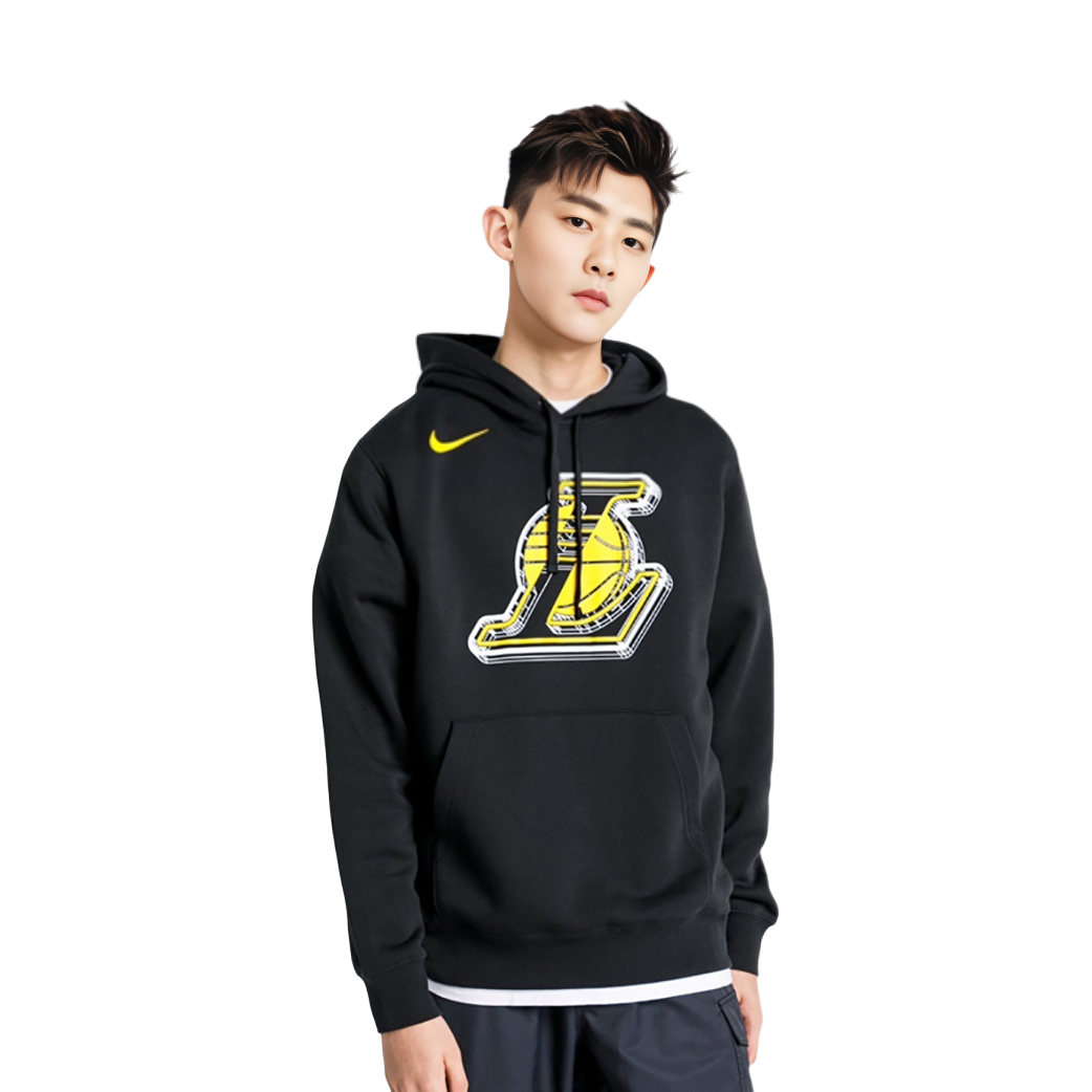 Nike Los Angeles Lakers LeBron James #23 NBA Hoodie Black Shirt DN4984-010 圖 4