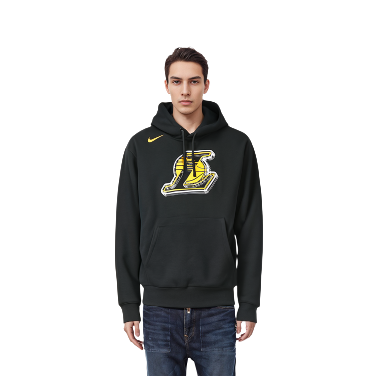 Nike Los Angeles Lakers LeBron James #23 NBA Hoodie Black Shirt DN4984-010 圖 5