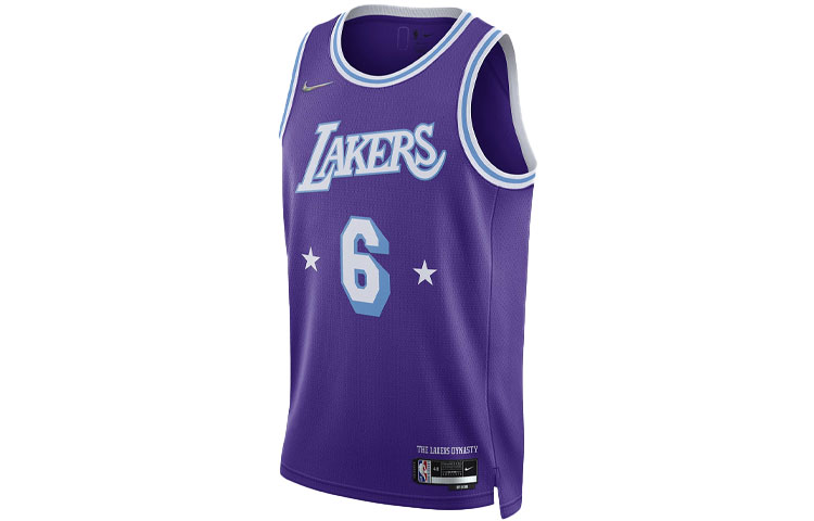 Nike Los Angeles Lakers LeBron James #6 Purple NBA Fan Jersey Mens Sleeveless. DB4032-506