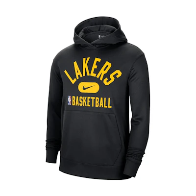 Nike Los Angeles Lakers Logo Hoodie Black 2021-2022 Season Pullover DB0904-010