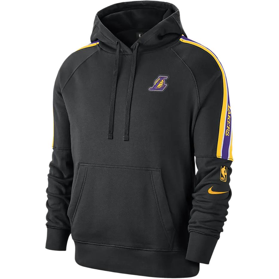 Nike Los Angeles Lakers Pullover Sweatshirt Black Casual Sportswear CJ7133-010