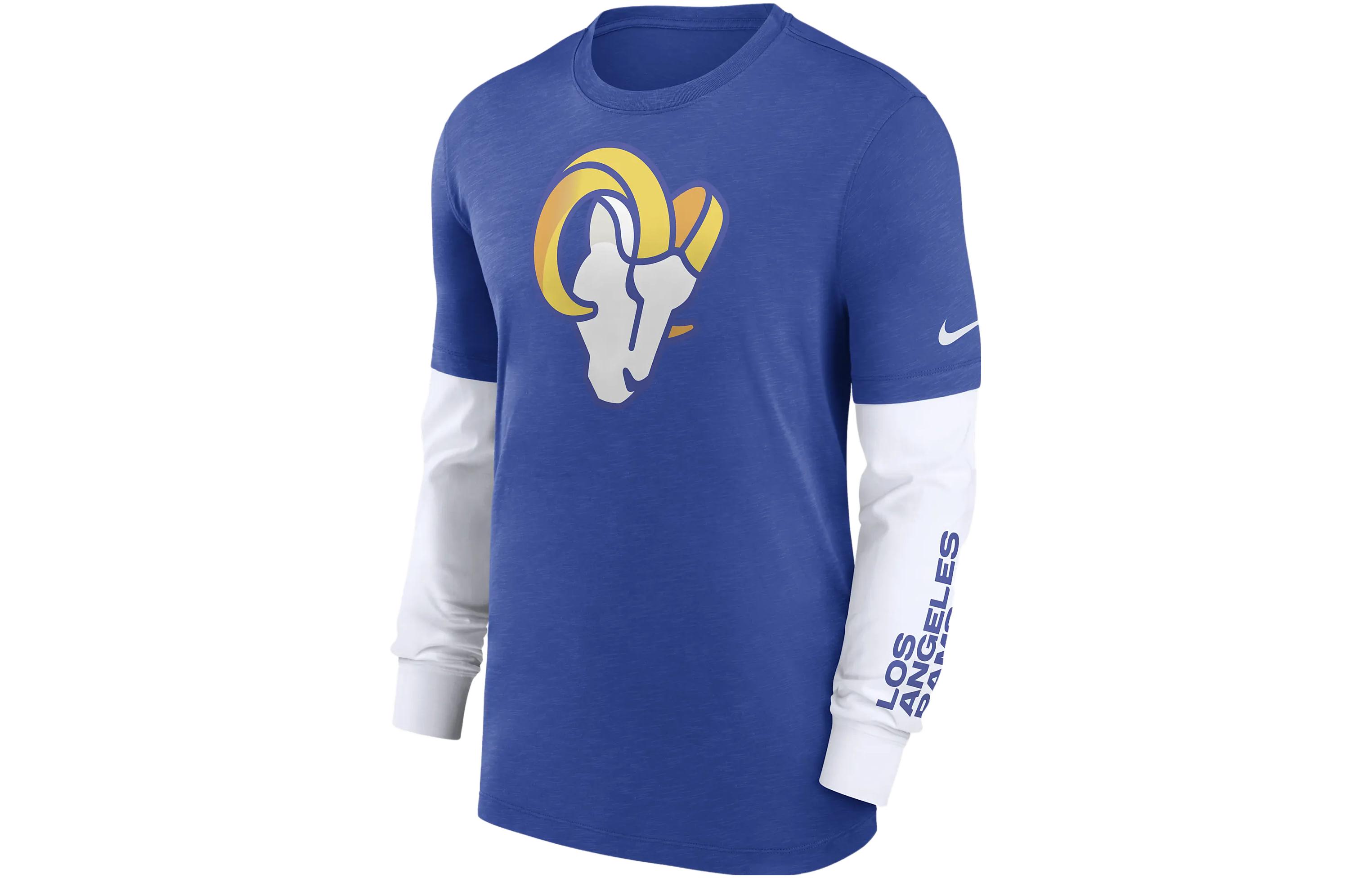 Nike Los Angeles Rams Logo Crewneck Sweatshirt Royal Blue - 00BY01TO95-05G