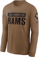 Nike Los Angeles Rams Salute to Service Brown Crewneck Sweatshirt NKAC2EAA2I-95D Nike Los Angeles Rams Salute to Service Brown Crewneck Sweatshirt NKAC2EAA2I-95D