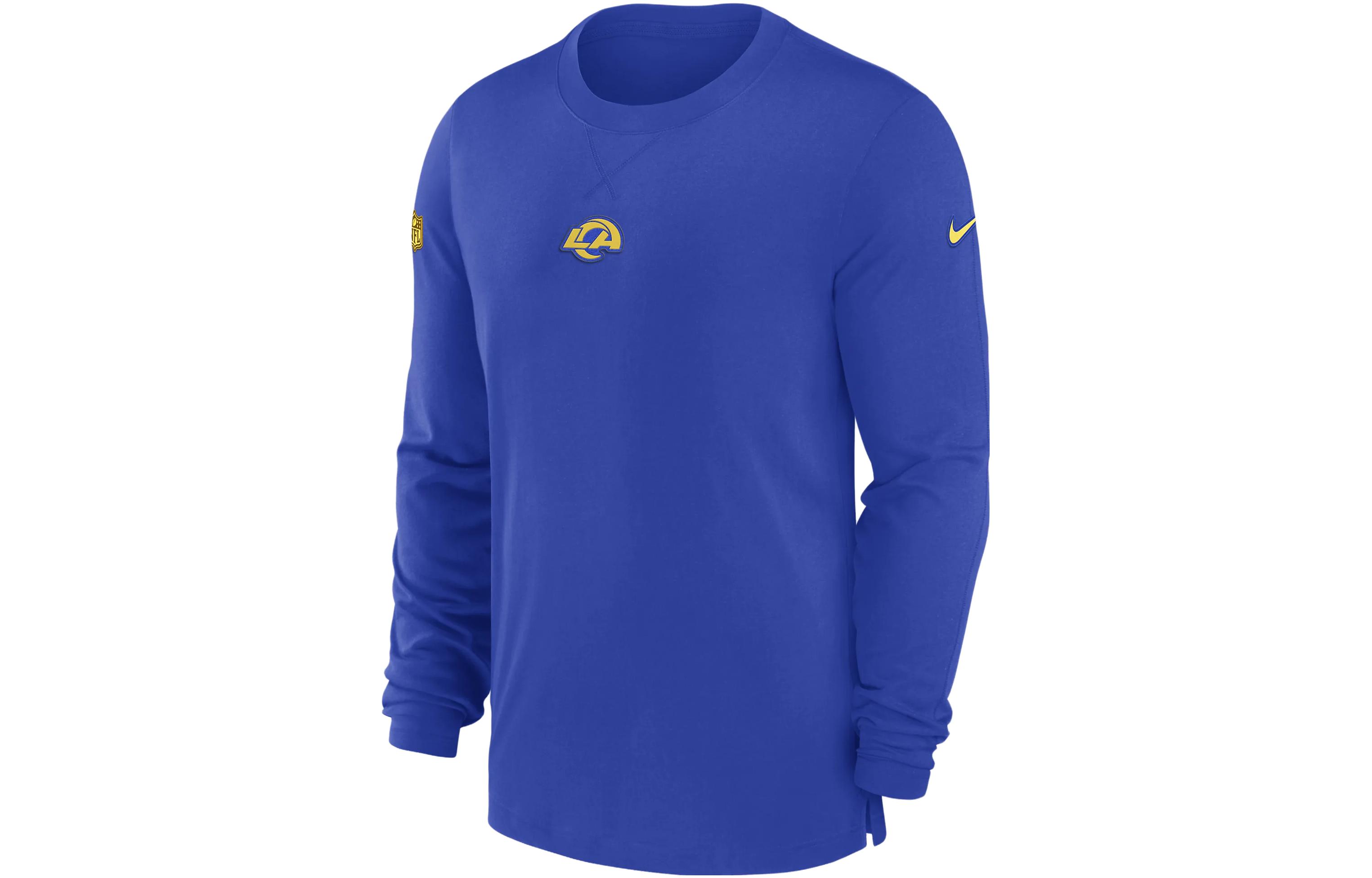 Nike Los Angeles Rams Sideline Dri-FIT NFL Long-Sleeve Crewneck Sweatshirt Blue 00MB4NP95-0BT