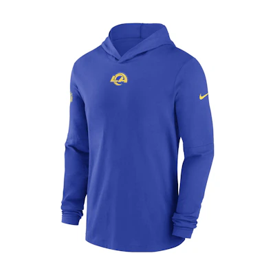 Nike Los Angeles Rams Sideline Logo Hoodie Royal Blue 00MQ4NP95-PKB