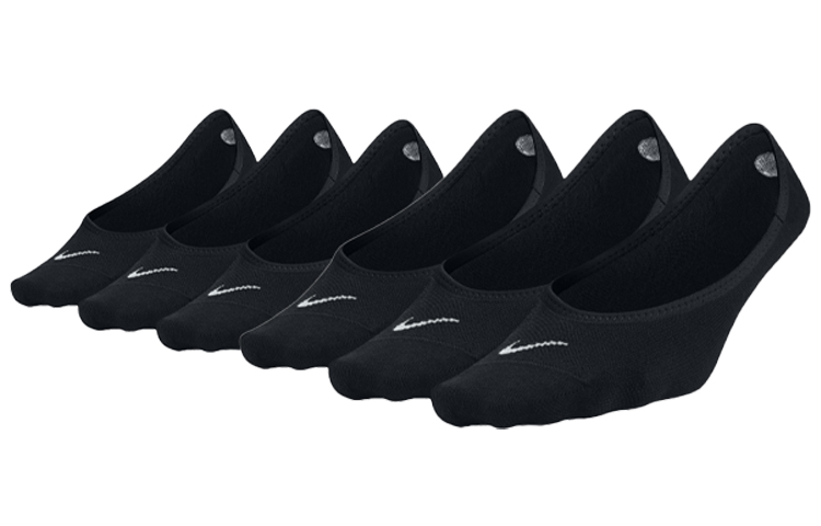 Nike Low-Cut Breathable Training Socks Unisex 3-Pack Black SX4863-010