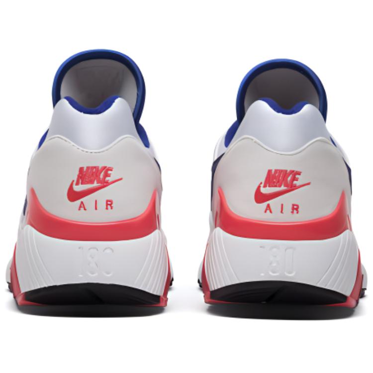 Shop Nike 減震透氣防滑 低筒 跑步鞋 男款 白粉藍