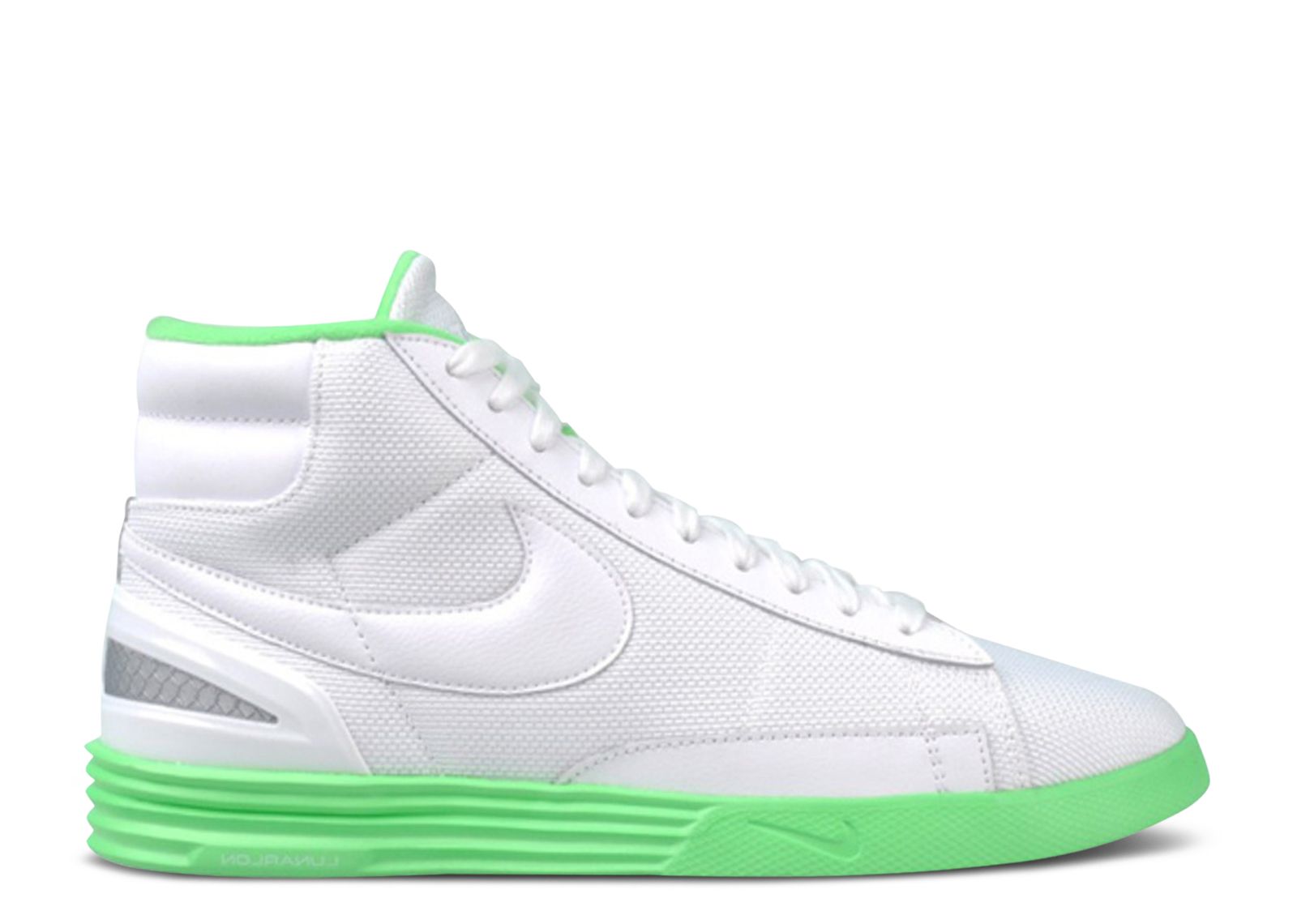 Buy Nike Lunar Blazer 'White Poison Green' 555029-101