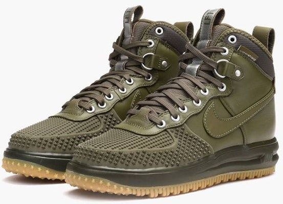 Nike Lunar Force 1 Duck Boot 'Olive' Pria Wanita Sneakers Olahraga 805899-201 Purchase Nike Lunar Force 1 Duck Boot 'Olive' Pria Wanita Sneakers Olahraga 805899-201
