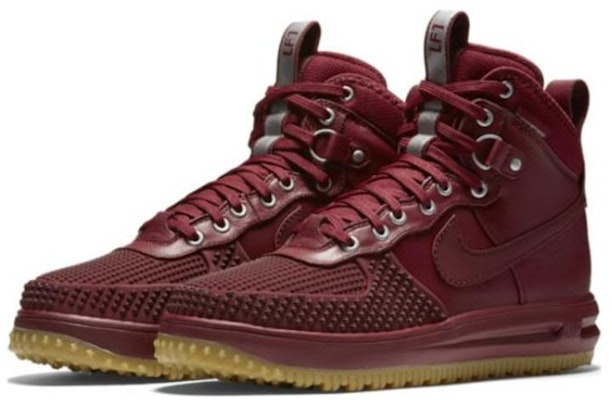 Nike Lunar Force 1 Duckboot 'Team Red' Merah Tim 805899-600 Lookbook Nike Lunar Force 1 Duckboot 'Team Red' Merah Tim 805899-600