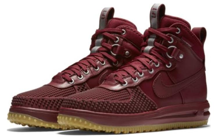 Lookbook 耐克 Lunar Force 1 Duckboot '深红队' 805899-600