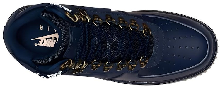Nike Lunar Force 1 Duckboot Tinggi 'Obsidian' BQ7930-400 Lookbook Nike Lunar Force 1 Duckboot Tinggi 'Obsidian' BQ7930-400