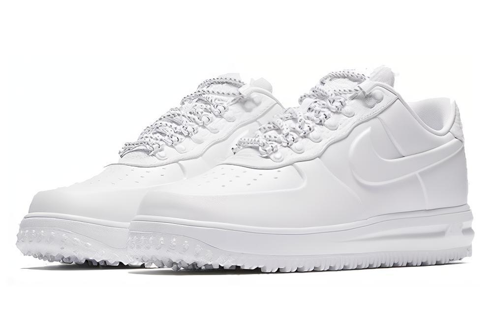 Lookbook Nike Lunar Force 1 Duckboot Low 'Triple White' Putih Triple AA1124-100