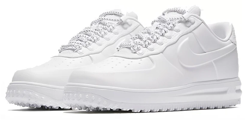 Nike Lunar Force 1 Duckboot Low ''Triple White'' Scarpe Uomo Bianche AA1124-100 Lookbook Nike Lunar Force 1 Duckboot Low ''Triple White'' Scarpe Uomo Bianche AA1124-100