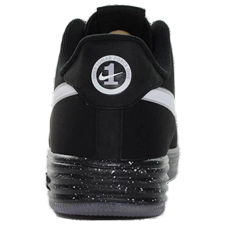 Shop 耐吉 Lunar Force 1 Fuse 減震耐磨 低筒 板鞋 男款 黑色
