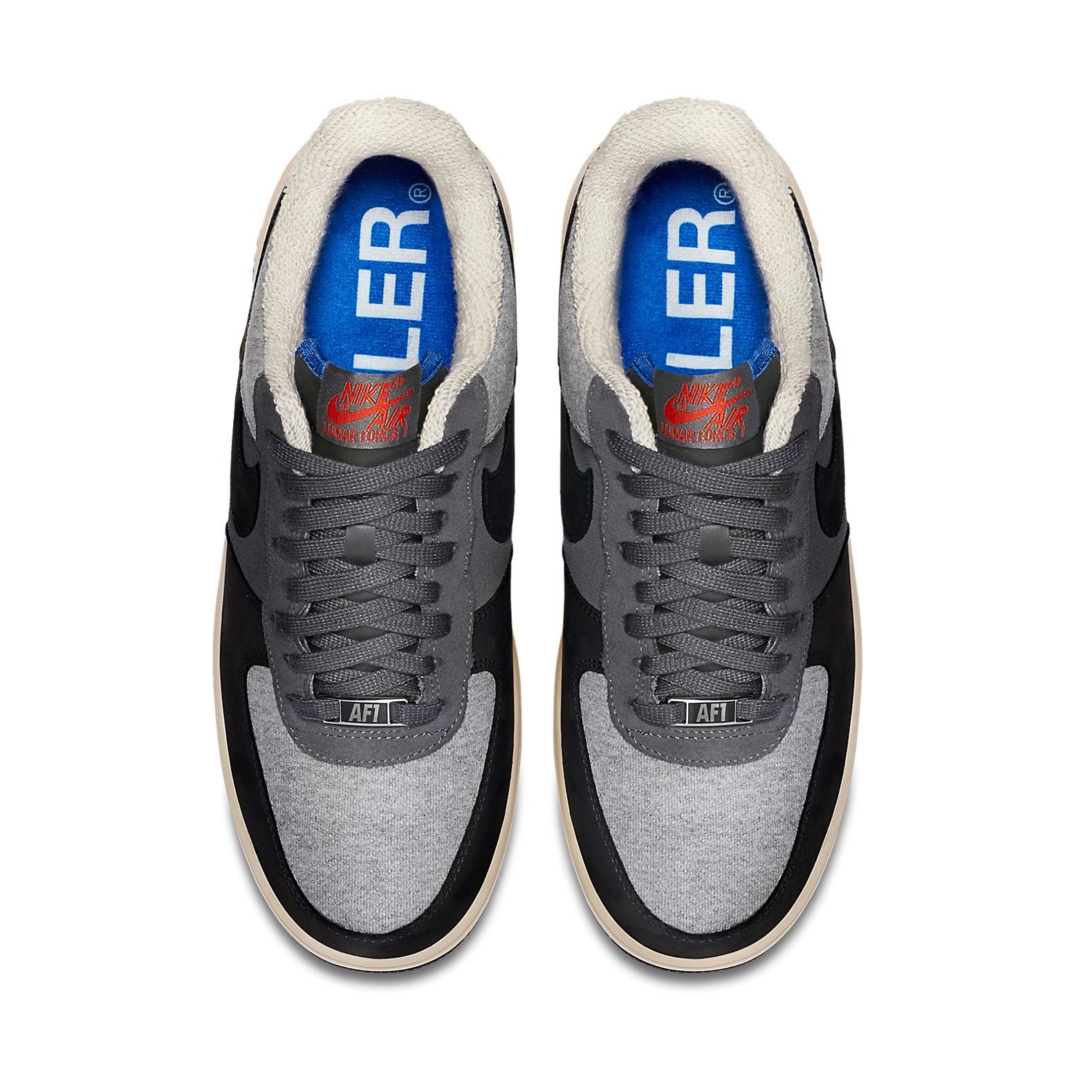 Shop Nike Lunar Force 1 Loop Wheeler QS ''Grijze Heather Antraciet Donkergrijs Zand'' 728937-002