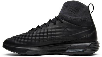 耐吉 Lunar Magista 2 Flyknit FC 簡約舒適 復古休閒 中幫 跑步鞋 男款 黑色 Lookbook 耐吉 Lunar Magista 2 Flyknit FC 簡約舒適 復古休閒 中幫 跑步鞋 男款 黑色