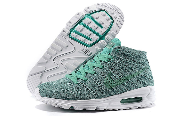 Shop Nike Lunar Max Flyknit Chukka SP 'Teal' Sepatu Pria Warna Biru Teal 645009-331