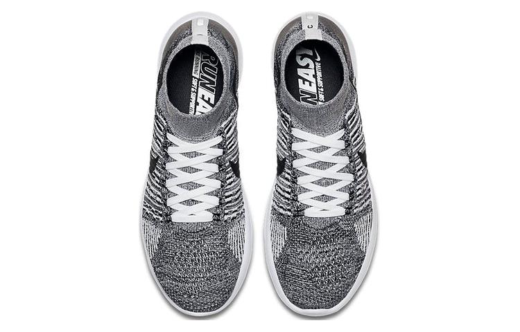 Lookbook Nike LunarEpic Flyknit Oreo 舒適百搭 防滑耐磨 高幫 跑步鞋 男款 灰白