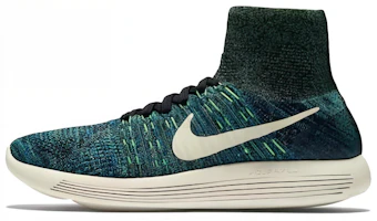 Nike LunarEpic Flyknit Deep Green High-Top Running Shoes Cushioning Durable 818676-003 Nike LunarEpic Flyknit Deep Green High-Top Running Shoes Cushioning Durable 818676-003