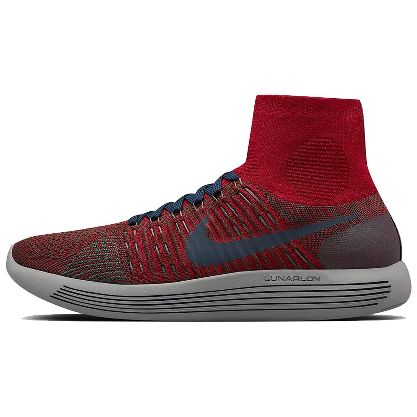 Nike LunarEpic Flyknit Mid-Top Running Shoes Red - Comfortable & Durable 823113-602