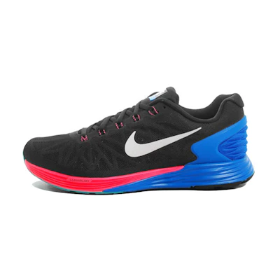 Nike Lunarglide 6 'Black Red Blue'