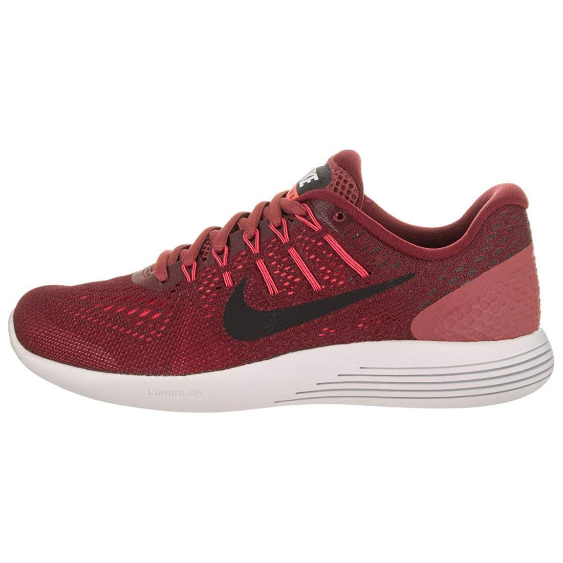 Nike Lunarglide 8 Red Lightweight Non-Slip Running Shoes Unisex AA8676-600