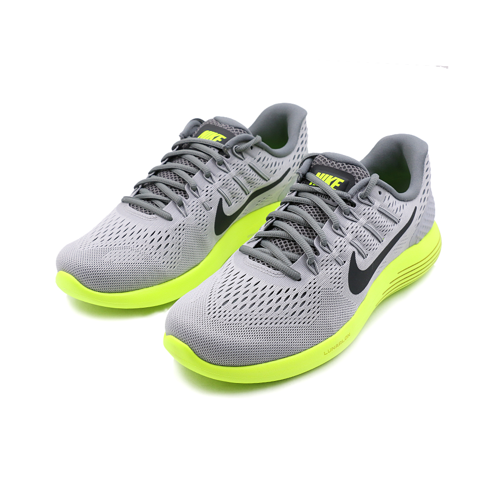 Order 耐克Lunarglide 8 狼灰/黑曜石绿电光黄 843725-010