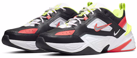 Lookbook Nike M2K Tekno 低筒 爸爸鞋 男女款式 紅黑色