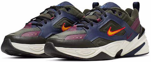 Lookbook Nike M2K Tekno 低筒 老爹鞋 男款 灰藍紫