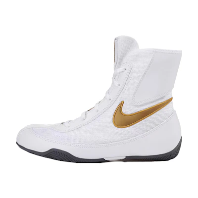 Nike Machomai 2 Boxing Shoes 'White Metallic Gold Cool Grey'