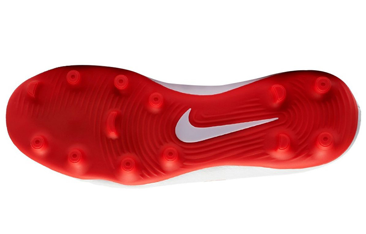 Shop Nike Magista Obra 2 Club FG JR 硬地足球鞋 白紅色
