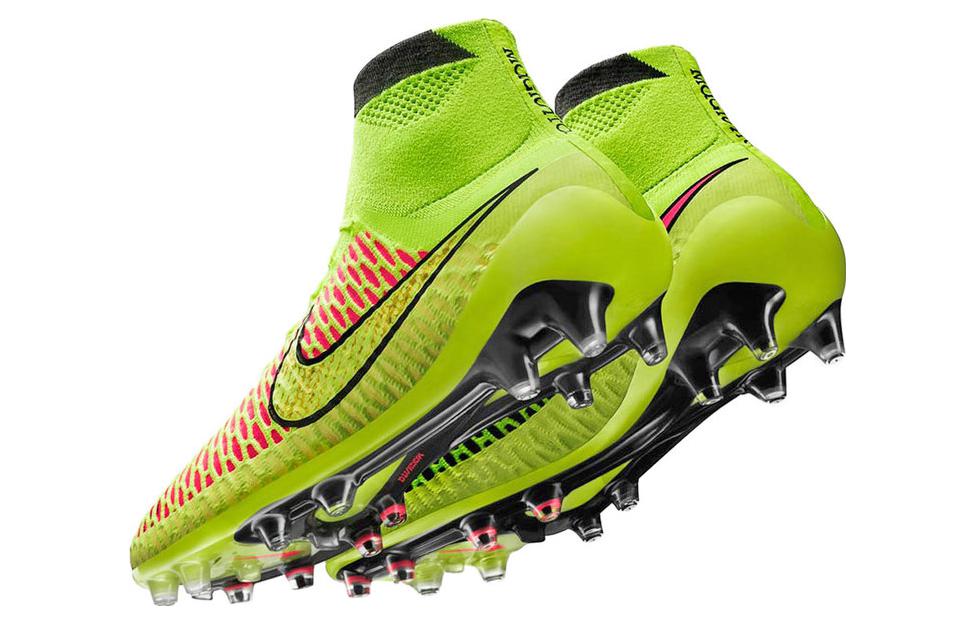 Lookbook 耐克 Magista Obra FG '荧光黄红' 641322-770